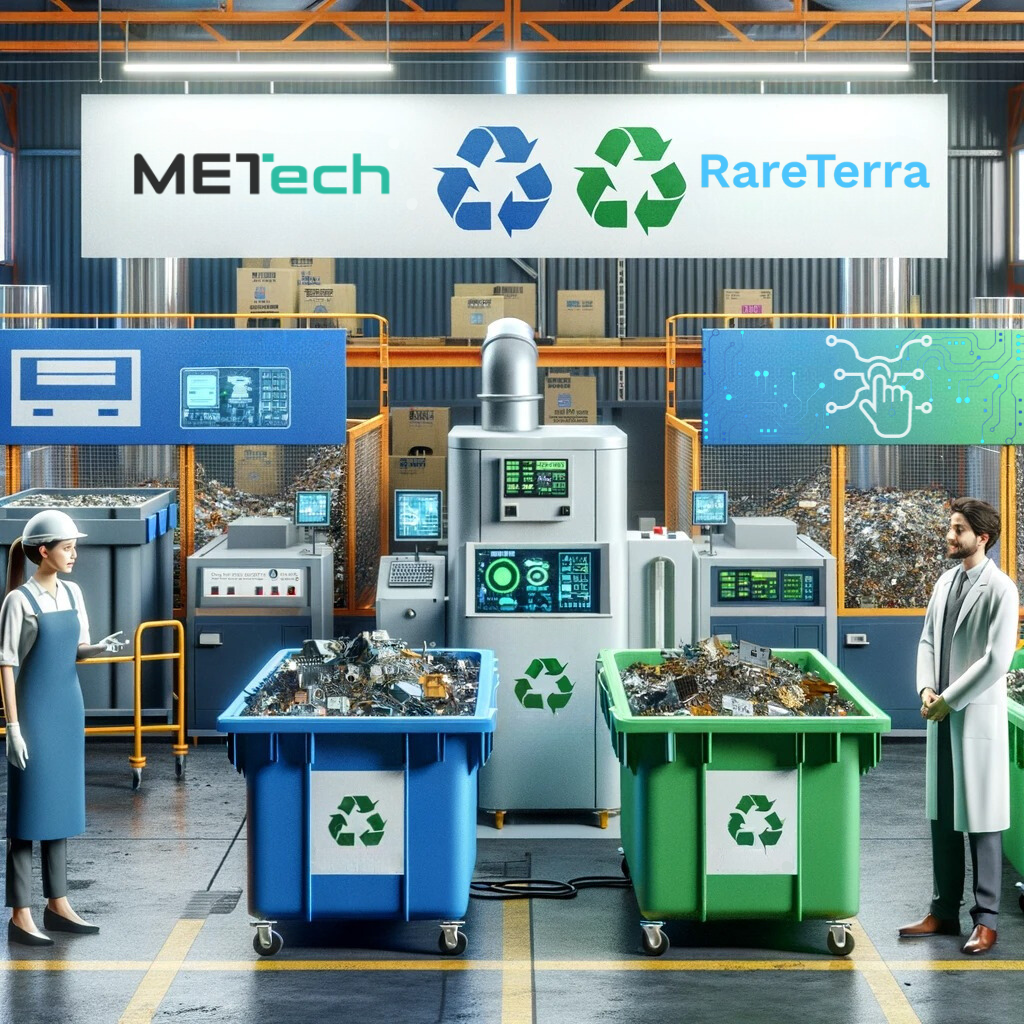 METech RareTerra rare earth metal recycling