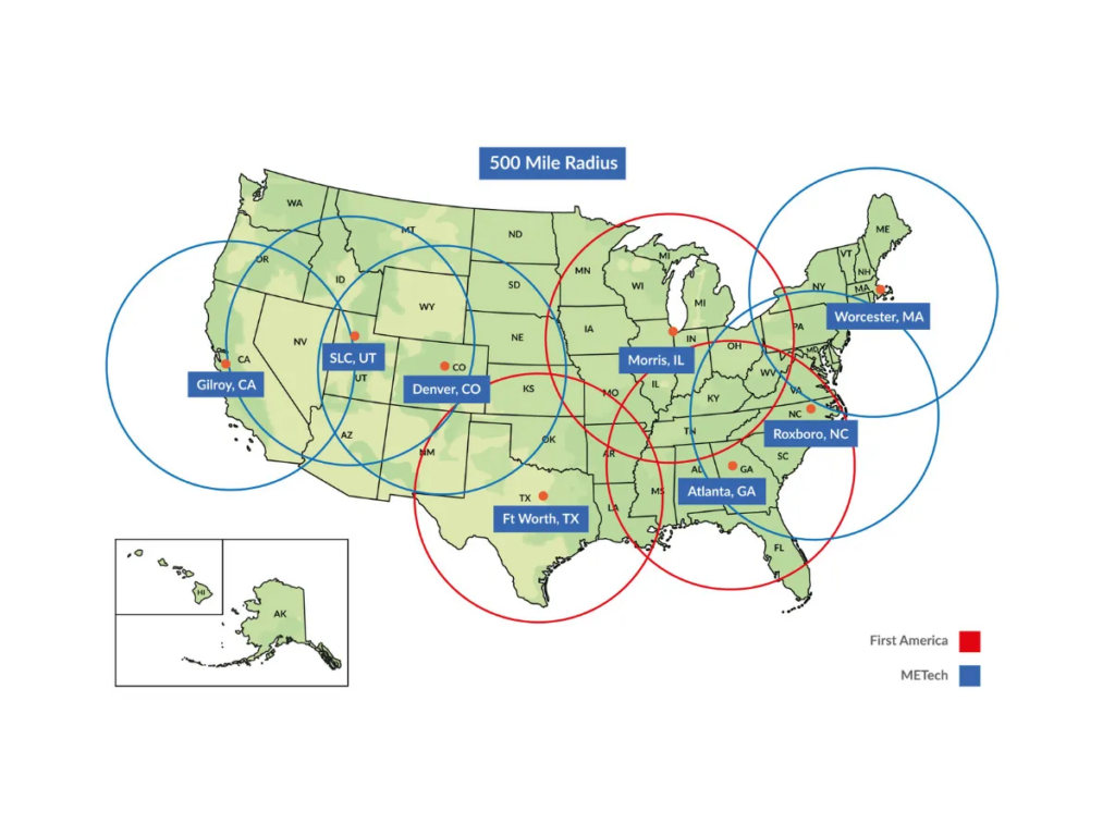 metech-locations Map of METech Locations